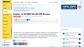 
                            7. Kaplan vs NCSBN NCLEX-RN Review - allnurses.com