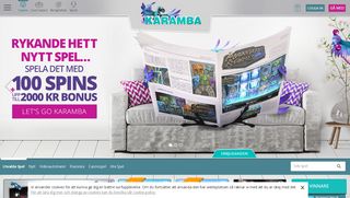 
                            6. Karamba – nätcasino | 2000kr välkomstbonus +100 …