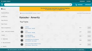 
                            1. Karaoke - Ameritz | High-quality Music Downloads ...