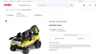 
                            9. Karcher K3 Follow Me Detailing | Meijer Grocery, Pharmacy, Home ...