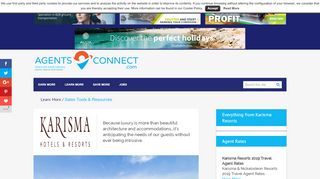 
                            3. Karisma Resorts | Agents Connect