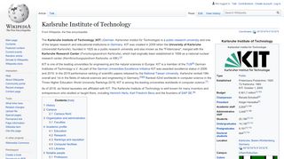 
                            3. Karlsruhe Institute of Technology - Wikipedia