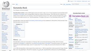 
                            6. Karnataka Bank - Wikipedia