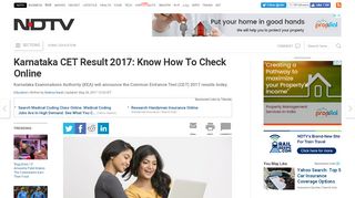 
                            7. Karnataka CET Result 2017: Know How To Check Online