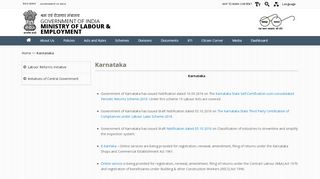 
                            6. Karnataka | Ministry of Labour & Employment