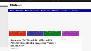 
                            9. Karnataka PGCET Result 2019 (Check) KEA PGCET …