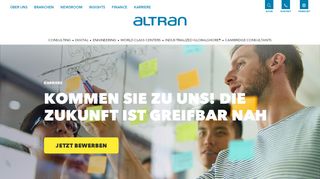
                            8. Karriere bei Altran: Kommen Sie zu uns! – Altran