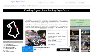 
                            9. Karting Eupen: Pure Racing Experience, Industriestrasse 37 ...