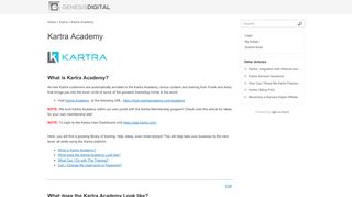 
                            6. Kartra Academy - Genesis Digital