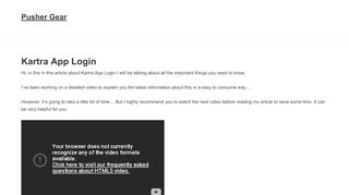 
                            3. Kartra App Login - Everything You Need To Know in 2019