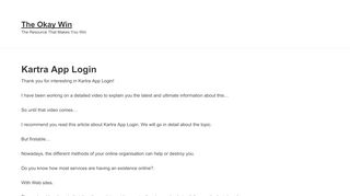 
                            4. Kartra App Login - Everything You Need To Know