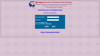 
                            1. Karunya Institute of Technology and Sciences - Students Login