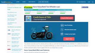 
                            5. Karur Vysya Bank Two Wheeler Loan - Interest Rates, EMI ...