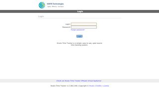 
                            6. Karyatechnologies Time Tracker - Login