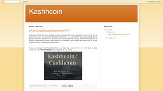 
                            7. Kashhcoin