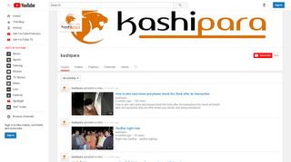 
                            4. kashipara - YouTube