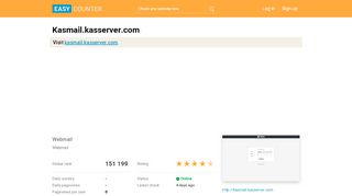 
                            5. Kasmail.kasserver.com: Webmail - Easy Counter