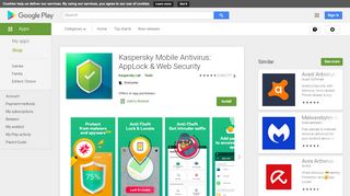 
                            8. Kaspersky Antivirus & Security ? Apps para Android no Google Play