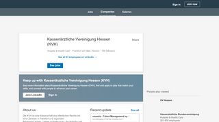 
                            4. Kassenärztliche Vereinigung Hessen (KVH) | LinkedIn