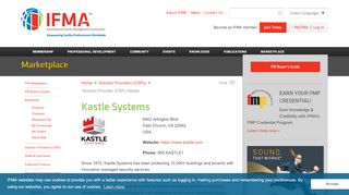 
                            5. Kastle Systems - International Facility Management Association