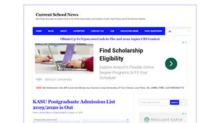 
                            7. KASU Postgraduate Admission List 2019/2020 is Out : Current School ...