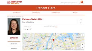 
                            3. Kathleen Walsh, M.D. | Weill Cornell Medicine