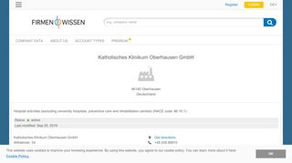 
                            9. Katholisches Klinikum Oberhausen GmbH - FirmenWissen