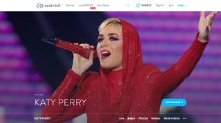 
                            8. Katy Perry - Fan Club - seatwish.com