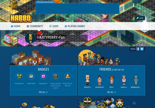 
                            7. !=KATYPERRY=Fan - Habbo