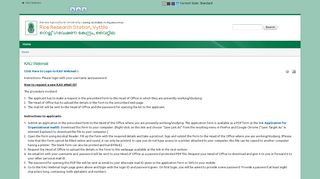 
                            2. KAU Webmail | Kerala Agricultural University