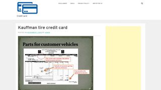 
                            6. Kauffman tire credit card - Credit card - …