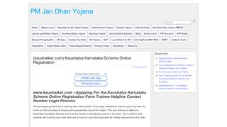 
                            8. Kaushalya Karnataka Scheme Online Registration