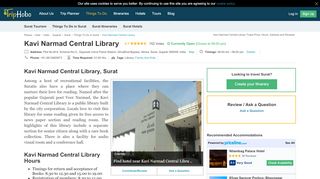 
                            9. Kavi Narmad Central Library, Surat | Ticket Price ...