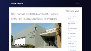 
                            1. Kavi Narmad Central Library Surat (Timings, Entry Fee ...