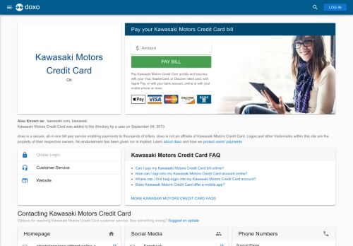 
                            8. Kawasaki Motors Credit Card| Pay Your Bill Online …