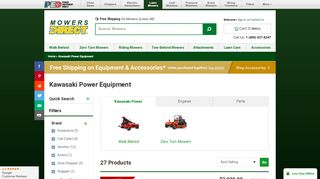 
                            8. Kawasaki Power Equipment - Mowers Direct