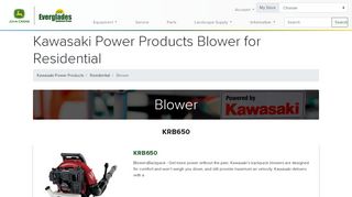 
                            6. Kawasaki Power Products Blower for Residential | Everglades ...