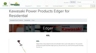 
                            7. Kawasaki Power Products Edger for Residential | Everglades ...