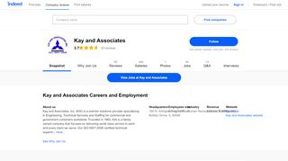 
                            8. Kay and Associates Careers and Employment | Indeed.com