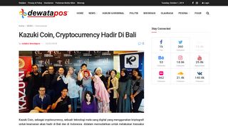 
                            8. Kazuki Coin, Cryptocurrency Hadir Di Bali - www.dewatapos.com