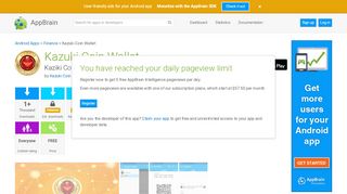 
                            6. Kazuki Coin Wallet - Android app on AppBrain