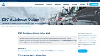 
                            2. KBC Autolease Online - Corporate Banking - KBC …