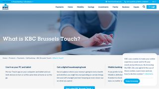 
                            3. KBC Brussels Touch: online banking for PCs and …