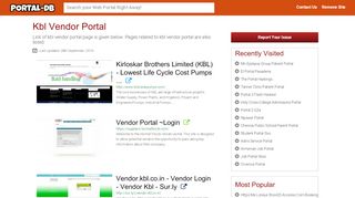 
                            4. Kbl Vendor Portal