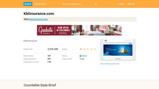 
                            5. Kblinsurance.com: kblinsurance - Easy Counter