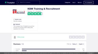 
                            4. KBM Training & Recruitment Reviews | Read Customer Service ...