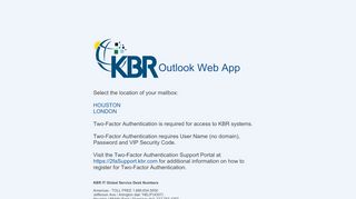 
                            4. KBR Outlook Web App