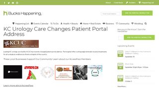 
                            8. KC Urology Care Changes Patient Portal Address - Bucks Happening