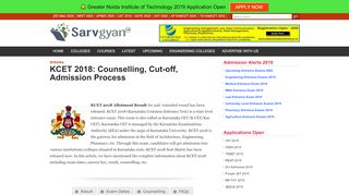 
                            4. KCET 2018: Counselling, Cut-off, Admission Process