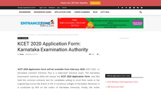 
                            8. KCET 2020 Application Form: Karnataka …